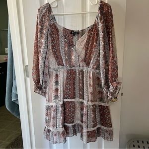 NWOT French Kiss Boho Dress.
